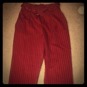 Cute red pants!